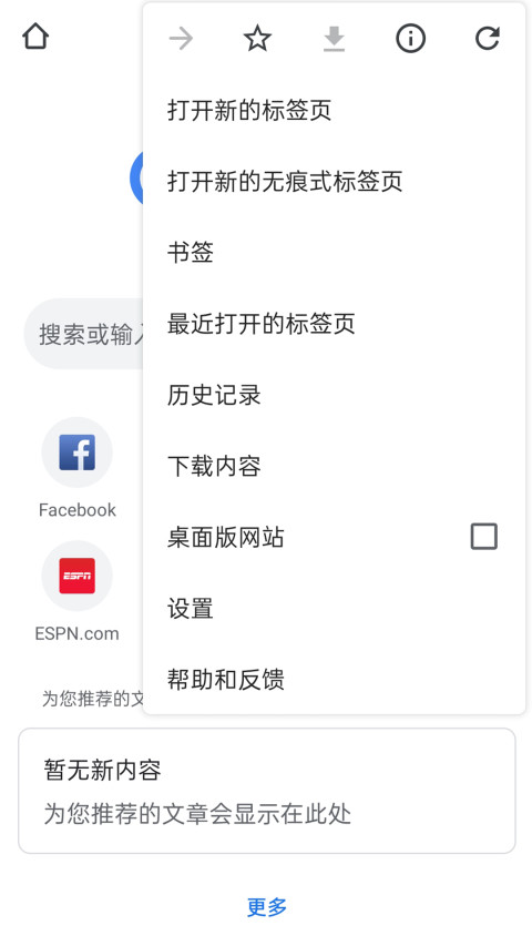 谷歌浏览器截图2