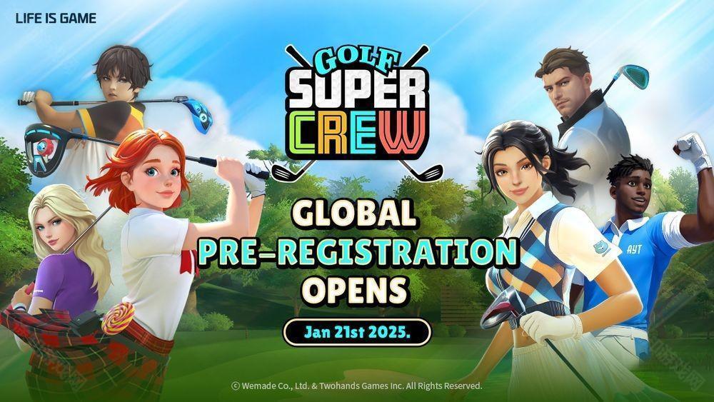 《PangYa》核心成员打造休闲高尔夫游戏《Golf Super Crew》全球事前预约开启