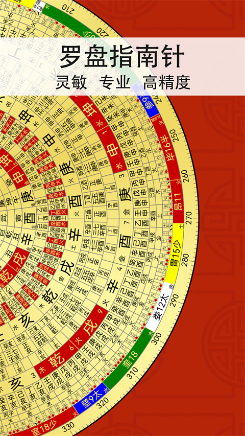 精密罗盘指南针2025截图4