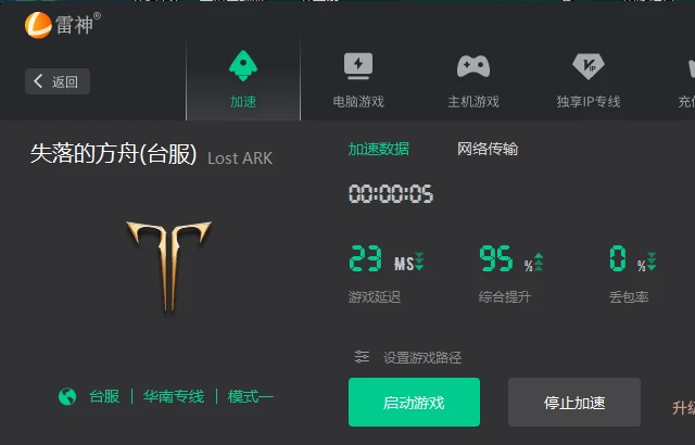 失落的方舟台服