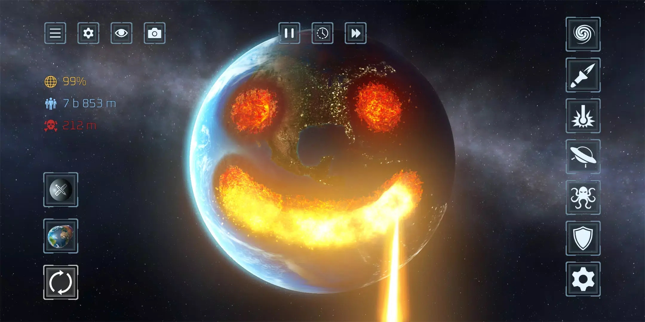 星球爆炸模拟器无广告版截图4