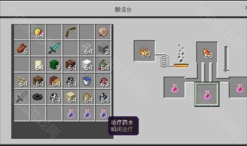 我的世界全药水配方合成表20242