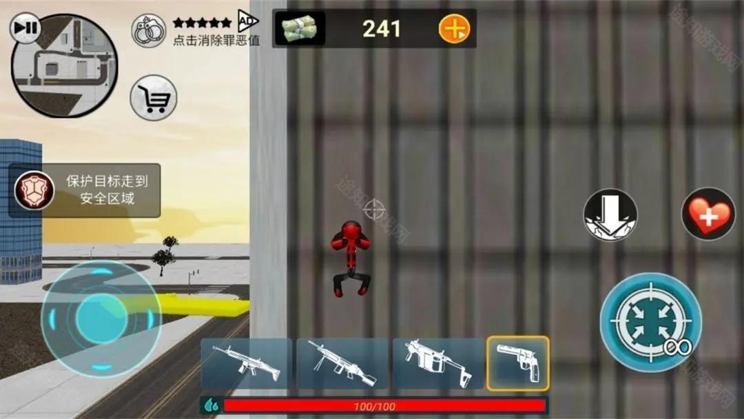 火柴人绳索英雄2无限金币钻石版