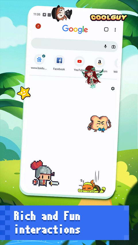 pixel shimeji桌面宠物截图1