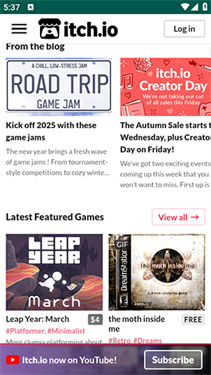 itch.io app截图2