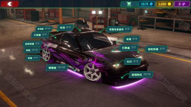 静态换挡赛车