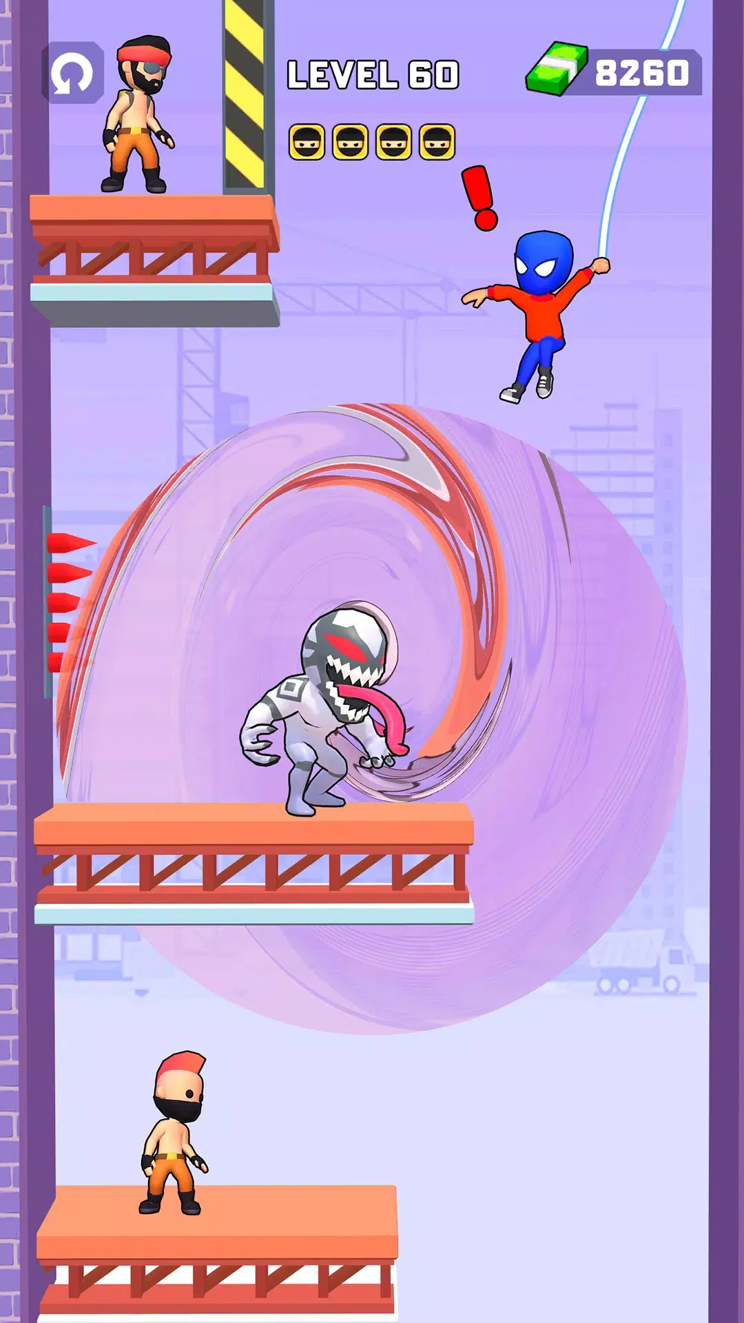 摇摆英雄绳索战士截图1