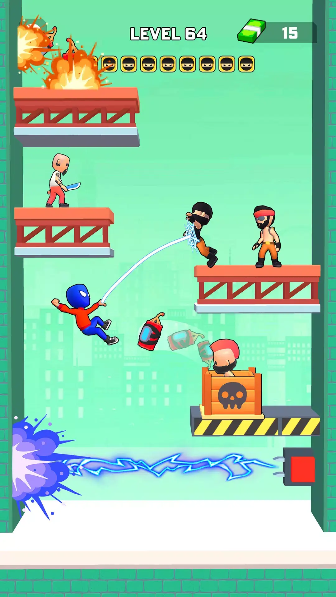 摇摆英雄绳索战士截图5