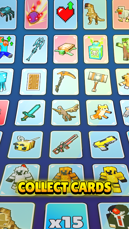 像素卡牌战斗截图2