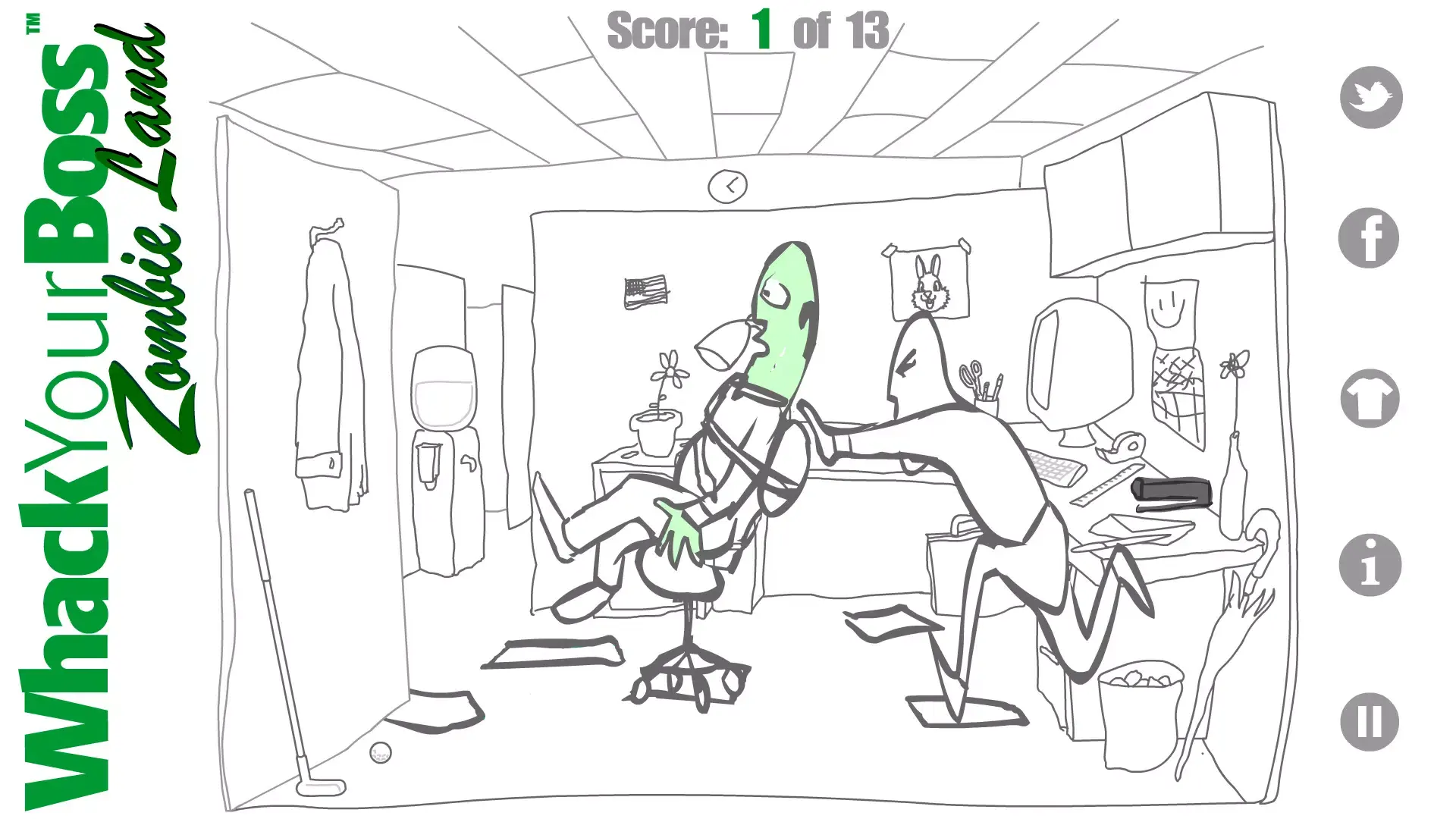 痛扁僵尸老板截图3