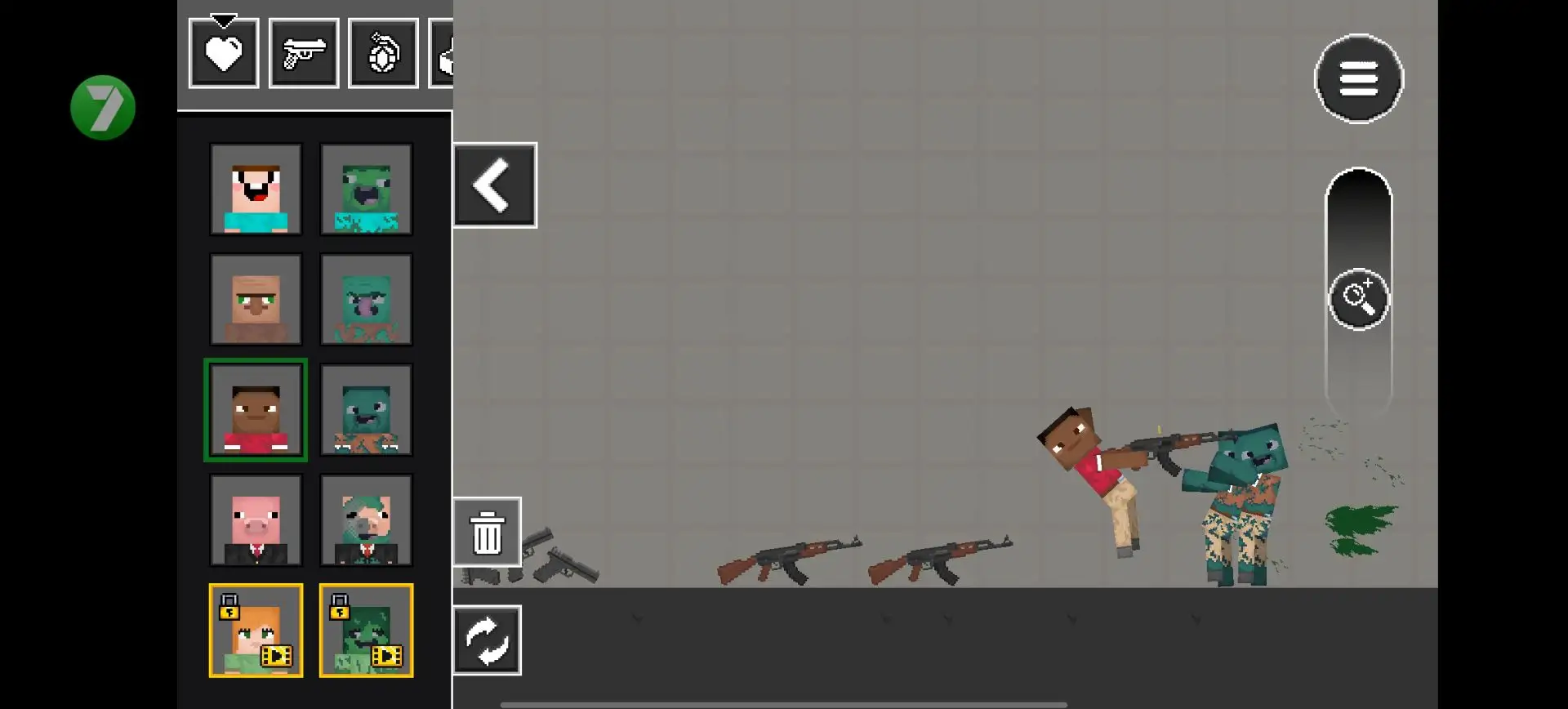 火柴人僵尸游乐场手机版截图3