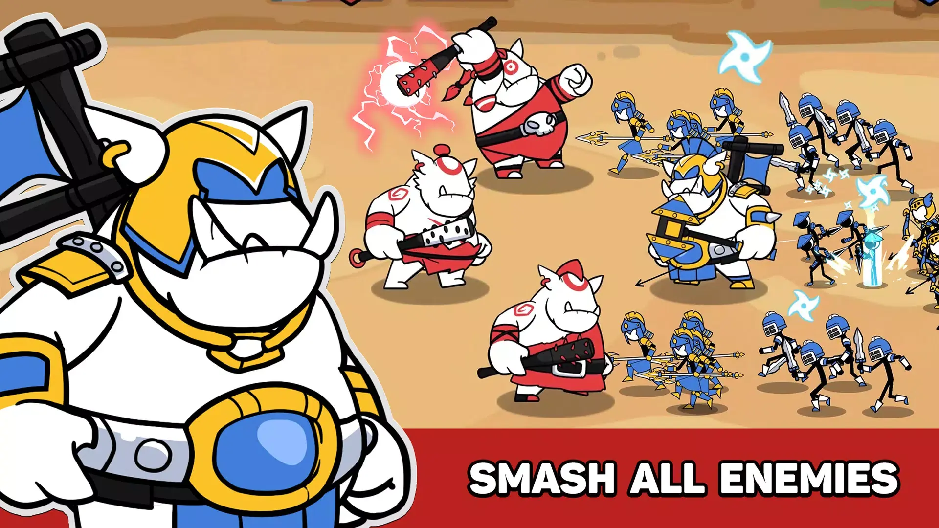 火柴人冲突战斗模拟器截图3