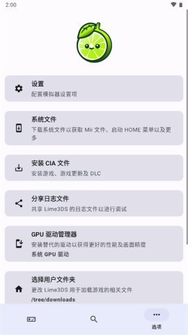 Lime3DS模拟器截图2