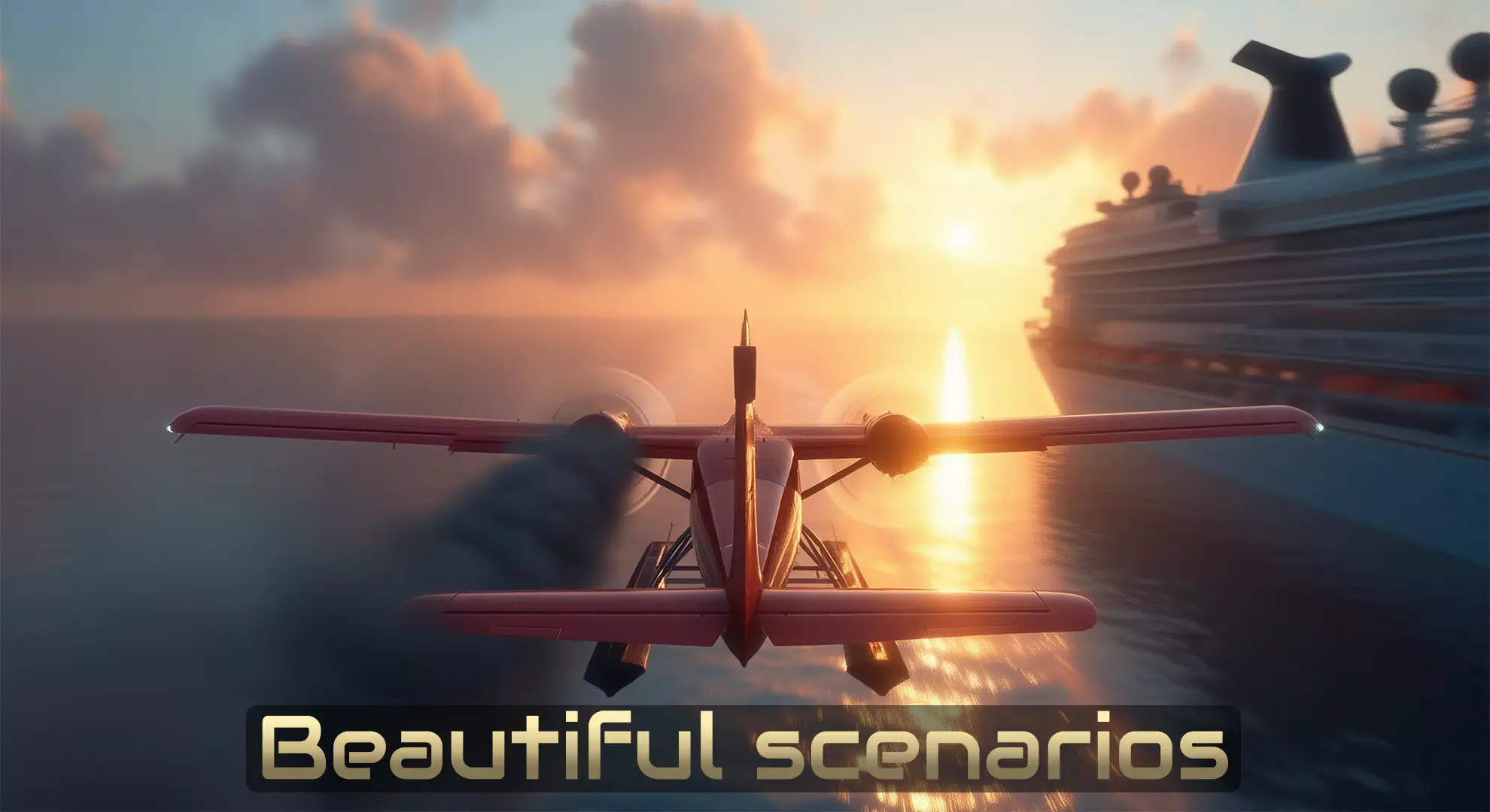 飞行模拟器危险着陆