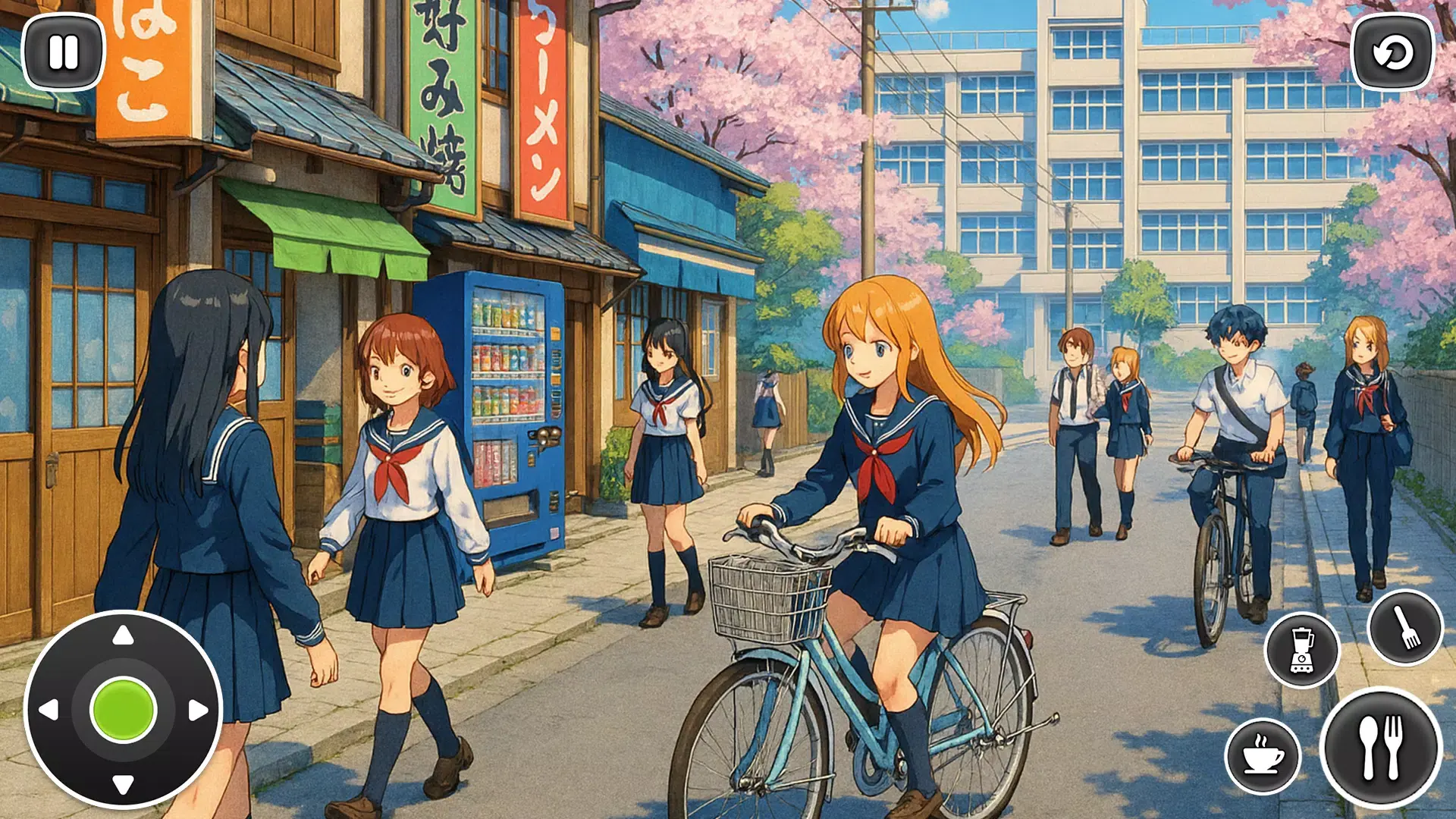 动漫少女高中截图2