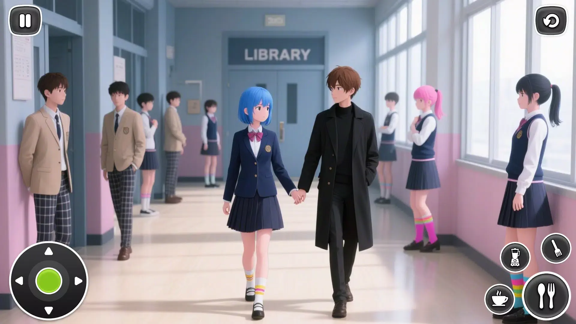 动漫少女高中截图5