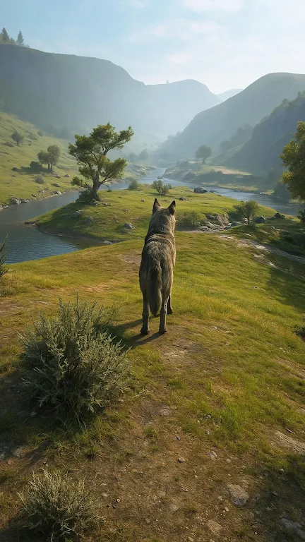 狼群生存野外狩猎