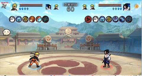 像素火影次世代官方版战斗画面图