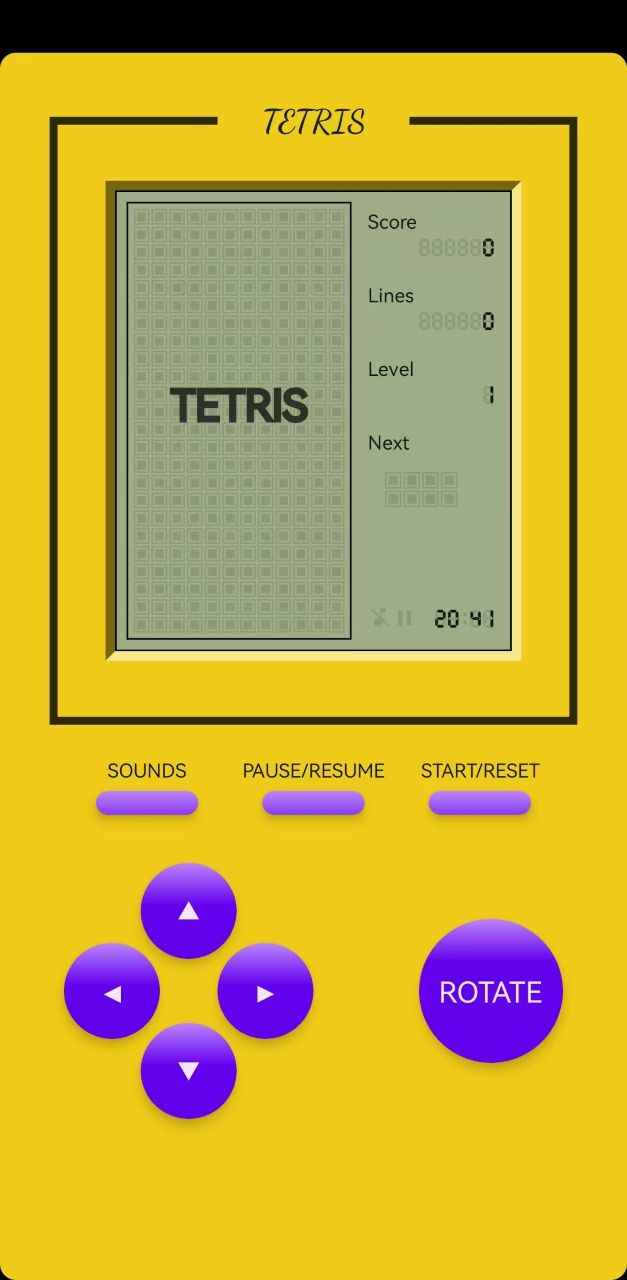 黑白俄罗斯截图2